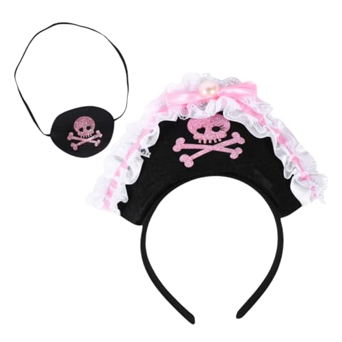ROMISBABA 2 Stück Halloween Piraten Headband mit und Perlen Schleife Teiliges Party Haarband für Teens und Erwachsene Umweltfreundlich Komfortabel für Piraten Kostüm und Halloween Party ROMISBABA 2 Stück Halloween Piraten Headband mit und Perlen Schleife Teiliges Party Haarband für Teens und Erwachsene Umweltfreundlich Komfortabel für Piraten Kostüm und Halloween Party von ROMISBABA