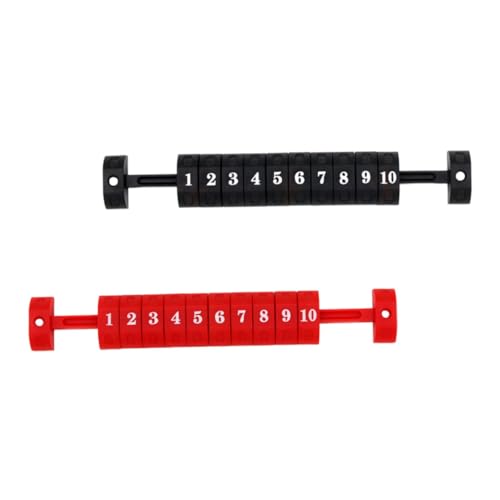 ROMISBABA 2 Stück Multifunktionale Scorekeeper für Tischfußball Robuste Zählleisten in Schwarz und Rot Praktische Spielzubehör für Tischfußball und Andere Brettspiele Langlebige ROMISBABA 2 Stück Multifunktionale Scorekeeper für Tischfußball Robuste Zählleisten in Schwarz und Rot Praktische Spielzubehör für Tischfußball und Andere Brettspiele Langlebige von ROMISBABA