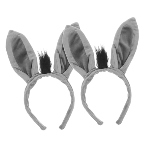 ROMISBABA 2 Stück Niedliche Esel Haarreifen für Mädchen Cartoon Tier Stirnband für Karneval Halloween Party Vielseitige Haaraccessoires mit Weichem Bequem und Modisch ROMISBABA 2 Stück Niedliche Esel Haarreifen für Mädchen Cartoon Tier Stirnband für Karneval Halloween Party Vielseitige Haaraccessoires mit Weichem Bequem und Modisch von ROMISBABA