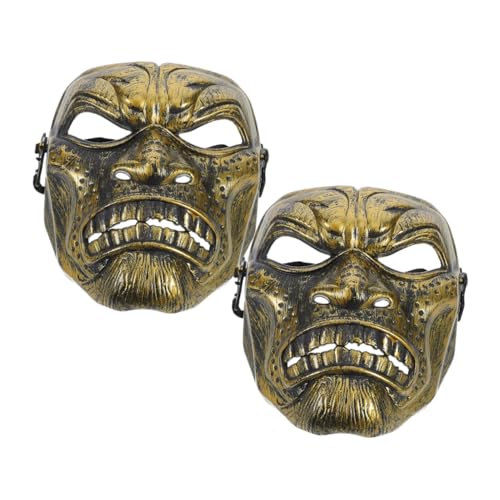 ROMISBABA 2 Stück Teiliges Spartanischer Gesicht Maske Detailgetreue Mittelalterliche Kostümmaske für Herren Langlebige Halloween Maskenball Verkleidung Realistische Filmoptik für Karneval ROMISBABA 2 Stück Teiliges Spartanischer Gesicht Maske Detailgetreue Mittelalterliche Kostümmaske für Herren Langlebige Halloween Maskenball Verkleidung Realistische Filmoptik für Karneval von ROMISBABA