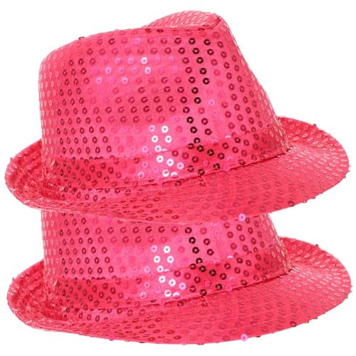 ROMISBABA 2 Stücke Pailletten Jazz Hüte für Erwachsene Magischer Kostüm Partyhut Glänzende Bühnenaccessoires für Damen und Herren Vielseitig für Halloween Steampunk und Maskerade ROMISBABA 2 Stücke Pailletten Jazz Hüte für Erwachsene Magischer Kostüm Partyhut Glänzende Bühnenaccessoires für Damen und Herren Vielseitig für Halloween Steampunk und Maskerade von ROMISBABA