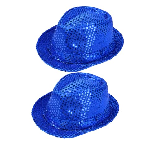 ROMISBABA 2 Stücke Pailletten Jazz Hut in Kostüm Accessoire für Erwachsene Vielseitiger Party Hut für Karneval Steampunk Halloween und Bühnenauftritte ROMISBABA 2 Stücke Pailletten Jazz Hut in Kostüm Accessoire für Erwachsene Vielseitiger Party Hut für Karneval Steampunk Halloween und Bühnenauftritte von ROMISBABA