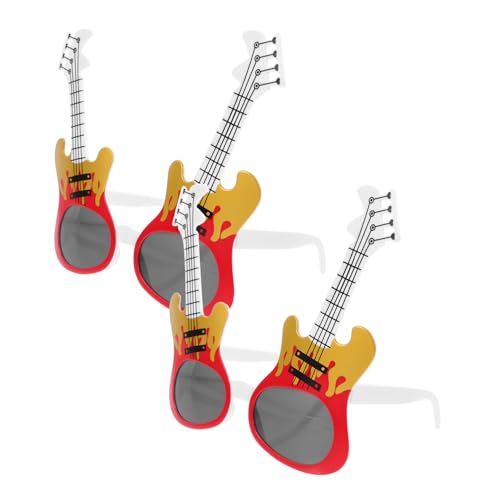 ROMISBABA 2Paare Gitarren Sonnenbrillen für Musikfestivals Kreative Party Requisiten Witziges Kostümzubehör für Karneval Tanzaufführungen Leicht Komfortabel ROMISBABA 2Paare Gitarren Sonnenbrillen für Musikfestivals Kreative Party Requisiten Witziges Kostümzubehör für Karneval Tanzaufführungen Leicht Komfortabel von ROMISBABA