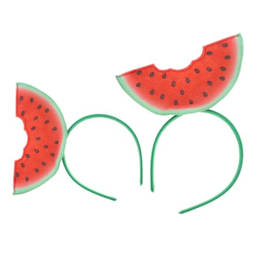 ROMISBABA 2Stücke Wassermelonen Haarband Lustiger Sommer Kopfschmuck für Erwachsene Vielseitiges Haarschmuck Accessoire für Partys Festivals von ROMISBABA