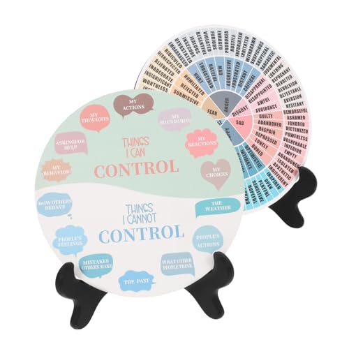 ROMISBABA Gefühlsrad Mit Ständer Emotionales Für Zuhause Büro PVC Holz Schreibtisch-Ornament ROMISBABA Gefühlsrad Mit Ständer Emotionales Für Zuhause Büro PVC Holz Schreibtisch-Ornament von ROMISBABA