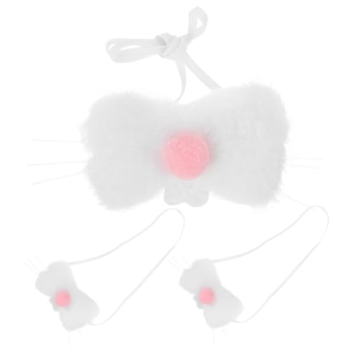 ROMISBABA 3 Stück Plüsch Kostüm Zubehör für Ostern Bunny Nose Prop Festliche Verkleidung von ROMISBABA