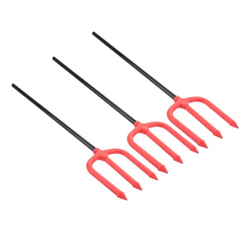 ROMISBABA 3 Stück Teiliges Halloween Gruseliges Party Accessoire Leuchtender Cheer Stick Zufällige Farben Geeignet für Kostüme Festival Deko und Treat Trick Aktivitäten von ROMISBABA