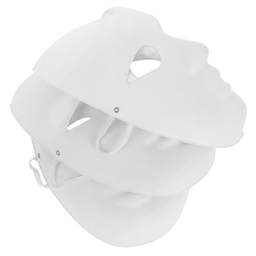 ROMISBABA 3 Stück Weiße Embryo Handbemalte Maske Cosplay Partymaske Halloween Masken Für Erwachsene Gruselige Normalpapiermaske Weiße Zellstoffmaske Leerer Zellstoff ROMISBABA 3 Stück Weiße Embryo Handbemalte Maske Cosplay Partymaske Halloween Masken Für Erwachsene Gruselige Normalpapiermaske Weiße Zellstoffmaske Leerer Zellstoff von ROMISBABA