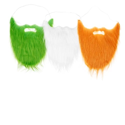 ROMISBABA Fake Beard Halloween Falscher Bart 3 Teiliges Set Realistischer Schnurrbart Und Bart Künstliche Bärte Für Kostümpartys Halloween Und Theateraufführungen Falscher Bart Für Erwachsene Und von ROMISBABA