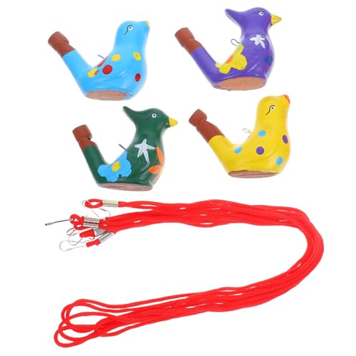 ROMISBABA 4 Stück Bunte Keramik Vogelpfeifen Wasservogelpfeifen mit Einzigartigem Klang Kinderfreundlich Stabile Keramik als Partygeschenk für Vogelrufspiele ROMISBABA 4 Stück Bunte Keramik Vogelpfeifen Wasservogelpfeifen mit Einzigartigem Klang Kinderfreundlich Stabile Keramik als Partygeschenk für Vogelrufspiele von ROMISBABA