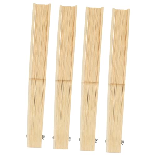 ROMISBABA 4 Stück Faltbare Fächerrahmen Naturbelassen Robuster Diy Fächer Rippenrahmen Leicht Zusammenbaubar Kompakt für Handfächergestaltung ROMISBABA 4 Stück Faltbare Fächerrahmen Naturbelassen Robuster Diy Fächer Rippenrahmen Leicht Zusammenbaubar Kompakt für Handfächergestaltung von ROMISBABA