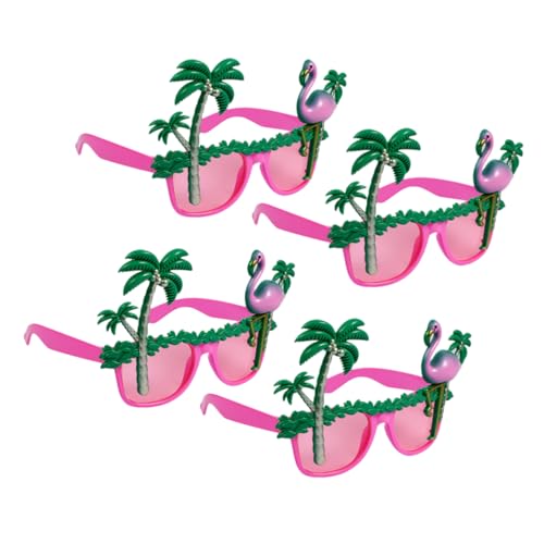 ROMISBABA 4 Stück Lustige Hawaii Party Sonnenbrillen mit Flamingo und Kokosnussbaum Leichte Kreative Kostümbrillen für Sommerstrand Luau Pool Party und Ausgefallene Verkleidungen ROMISBABA 4 Stück Lustige Hawaii Party Sonnenbrillen mit Flamingo und Kokosnussbaum Leichte Kreative Kostümbrillen für Sommerstrand Luau Pool Party und Ausgefallene Verkleidungen von ROMISBABA
