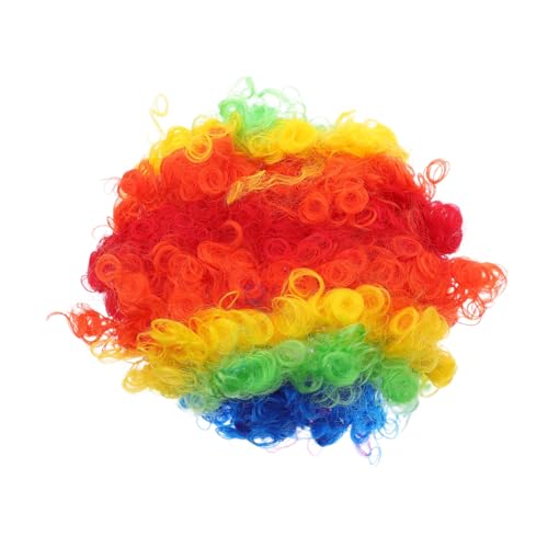 ROMISBABA 4 Stück Teiliges Bunte Afro Locken Perücke Leichte Jahre Disco Clown Perücke Komfortable für Fasching Halloween Party Kostüm ROMISBABA 4 Stück Teiliges Bunte Afro Locken Perücke Leichte Jahre Disco Clown Perücke Komfortable für Fasching Halloween Party Kostüm von ROMISBABA