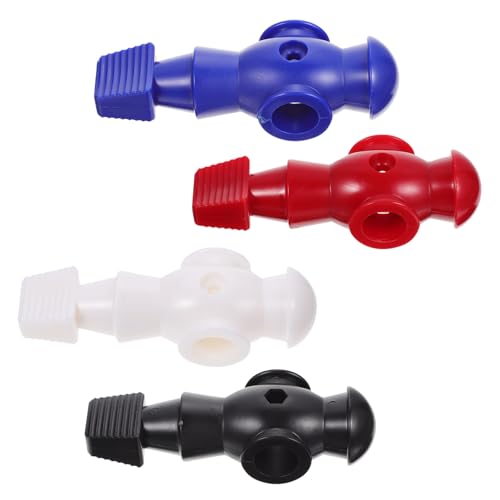 ROMISBABA 4 Stück Tischfußball Figuren aus Hochwertigem Resin Robuste Farbintensive Kicker Spielerspielfiguren für Kickertisch Zubehör Verschleißfest und Handschonend von ROMISBABA