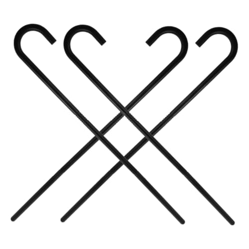 ROMISBABA 4 Stück Vintage Gehstock Kostüm Requisite aus Leichtem Kunststoff für Halloween Cosplay Bühnenauftritte Retro Spazierstock Zubehör von ROMISBABA