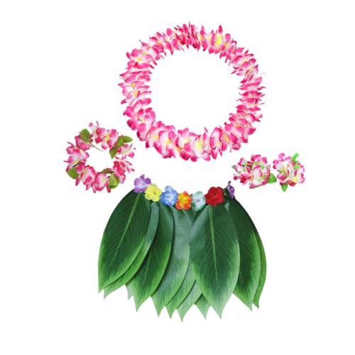 ROMISBABA 5 Stück 1 Satz Kinderkranzrockanzug tropisch Dekorationen Thema Strand Blatt-Hula-Rock elastisch Luau Partydekorationszubehör Hawaiianische Girlande Rosa ROMISBABA 5 Stück 1 Satz Kinderkranzrockanzug tropisch Dekorationen Thema Strand Blatt-Hula-Rock elastisch Luau Partydekorationszubehör Hawaiianische Girlande Rosa von ROMISBABA