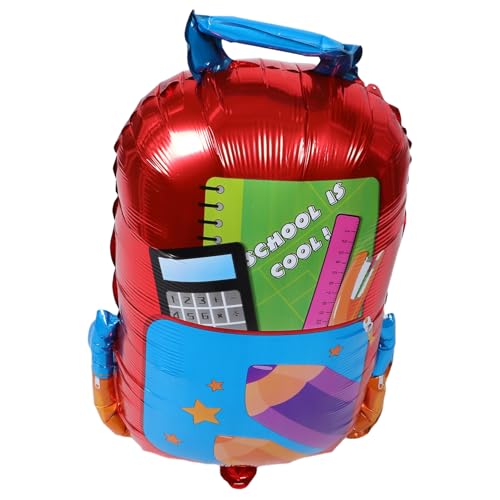 ROMISBABA 5 Stück Teiliges Schulranzen Ballons aus Aluminiumfolie Wiederverwendbare Dekoration für Erstklässler Kindergarten Partyartikel zur Einschulung Kreative Schulstart Deko ROMISBABA 5 Stück Teiliges Schulranzen Ballons aus Aluminiumfolie Wiederverwendbare Dekoration für Erstklässler Kindergarten Partyartikel zur Einschulung Kreative Schulstart Deko von ROMISBABA