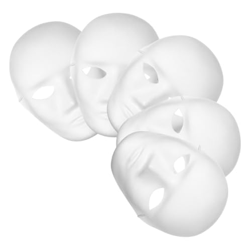 ROMISBABA 5 Stück Teiliges Weißes Diy Papiermasken Bemalbar Umweltfreundlich für Kindergeburtstage Bastelkurse Halloween Karneval Kostümpartys Kreative Maskerade Prom Masken ROMISBABA 5 Stück Teiliges Weißes Diy Papiermasken Bemalbar Umweltfreundlich für Kindergeburtstage Bastelkurse Halloween Karneval Kostümpartys Kreative Maskerade Prom Masken von ROMISBABA