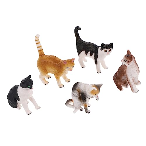 ROMISBABA 5Stücke Teiliges Katzenfiguren Handbemalte Dekoration für Garten Puppenhaus und Terrarium Hochwertige Kätzchen für Märchenwelten ROMISBABA 5Stücke Teiliges Katzenfiguren Handbemalte Dekoration für Garten Puppenhaus und Terrarium Hochwertige Kätzchen für Märchenwelten von ROMISBABA