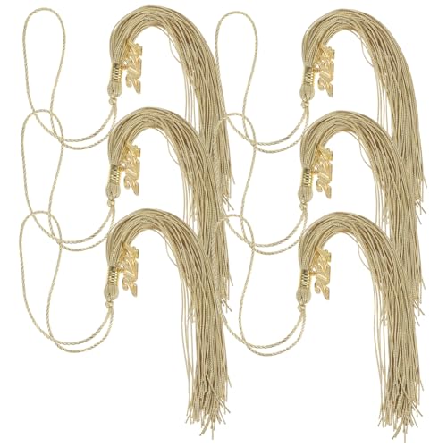ROMISBABA 6 Stück Doktorhut Quasten Anhänger Teiliges Graduation Cap Tassel Memorial Foto Charm Deko für Abschlussfeier und DIY von ROMISBABA
