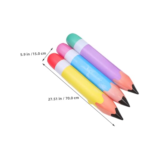 ROMISBABA 6 Stück Teiliges Aufblasbare PVC Bleistiftballons Langlebige Schuldekoration Tragbar und Vielseitig für Geburtstag Klassenzimmer Einschulung und Abschlussfeier ROMISBABA 6 Stück Teiliges Aufblasbare PVC Bleistiftballons Langlebige Schuldekoration Tragbar und Vielseitig für Geburtstag Klassenzimmer Einschulung und Abschlussfeier von ROMISBABA
