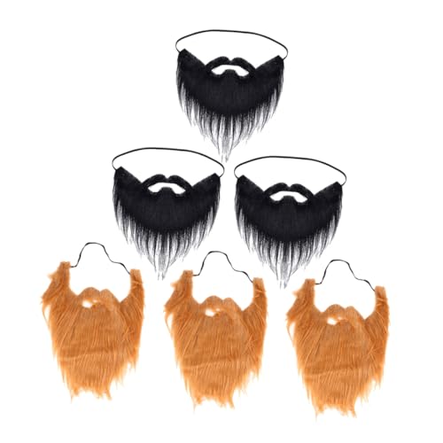 ROMISBABA 6 Stück Teiliges Realistische Halloween Fake aus Ultrafeinen Fasern Natürliches Aussehen Vielseitig für Kostüm und Cosplay Partys Einfach Anzuziehen für Maskerade und Verkleidungen von ROMISBABA