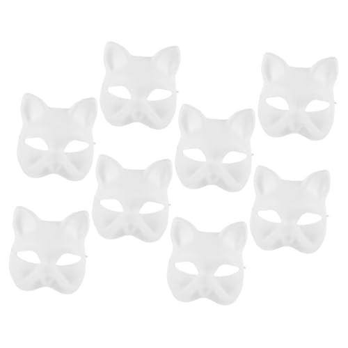 ROMISBABA 7pcs Unbemalten Katzenmasken DIY -papiermasken Unbemalte Katze Halbmasken Leere Hand Bemalte Masken Maskerade -masken Party Gefälligkeiten Für Cosplay ROMISBABA 7pcs Unbemalten Katzenmasken DIY -papiermasken Unbemalte Katze Halbmasken Leere Hand Bemalte Masken Maskerade -masken Party Gefälligkeiten Für Cosplay von ROMISBABA