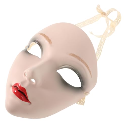 ROMISBABA Antike Chinesische Maske für Frauen Handgemalte Vollgesichtsmaske für Karneval Cosplay und Partys Dekorativ und Komfortabel für Hanfu Outfits und Kulturelle Anlässe von ROMISBABA