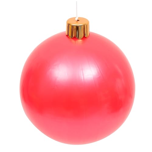 ROMISBABA Aufblasbare Weihnachtskugel Dekoration Rot Teiliges mit Zubehör Wetterfest Große Weihnachtskugeln Outdoor für Festliche Wohn- und Gartendekoration ROMISBABA Aufblasbare Weihnachtskugel Dekoration Rot Teiliges mit Zubehör Wetterfest Große Weihnachtskugeln Outdoor für Festliche Wohn- und Gartendekoration von ROMISBABA