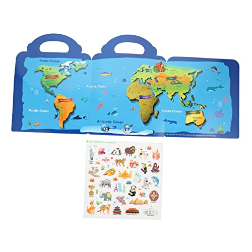 ROMISBABA Aufkleber weltkarten spaß The safness kinderkram Buch Educational Toys slico Lernbuch kreative Kognition Kognitionsbuch für Kleinkinder pädagogisches Kleinkind Bücher PVC ROMISBABA Aufkleber weltkarten spaß The safness kinderkram Buch Educational Toys slico Lernbuch kreative Kognition Kognitionsbuch für Kleinkinder pädagogisches Kleinkind Bücher PVC von ROMISBABA