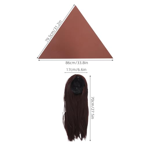 ROMISBABA Braune Piratenperücke mit Kopftuch für Halloween und Karneval Authentisches Cosplay-haarteil für Männer und Frauen Leicht und Atmungsaktiv Perfektes Zubehör für Piratenkostüme und ROMISBABA Braune Piratenperücke mit Kopftuch für Halloween und Karneval Authentisches Cosplay-haarteil für Männer und Frauen Leicht und Atmungsaktiv Perfektes Zubehör für Piratenkostüme und von ROMISBABA