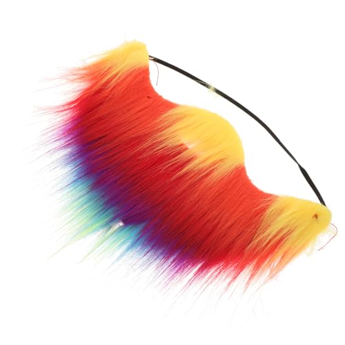 ROMISBABA Bunte Fake Beard Cosplay Vollbart aus Wiederverwendbar Langlebig für Halloween Karneval Party und Bühnenauftritte Einzigartiges Fotorequisit für Kostümparaden und Feierlichkeiten ROMISBABA Bunte Fake Beard Cosplay Vollbart aus Wiederverwendbar Langlebig für Halloween Karneval Party und Bühnenauftritte Einzigartiges Fotorequisit für Kostümparaden und Feierlichkeiten von ROMISBABA