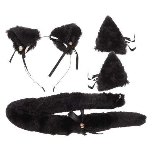 ROMISBABA Cosplay Fuchsohren Haarreif mit und Clips Flauschiges Tierkostüm Zubehör für Halloween Karneval Rollenspiel und Party Komfortabel und Langlebig Schwarz ROMISBABA Cosplay Fuchsohren Haarreif mit und Clips Flauschiges Tierkostüm Zubehör für Halloween Karneval Rollenspiel und Party Komfortabel und Langlebig Schwarz von ROMISBABA