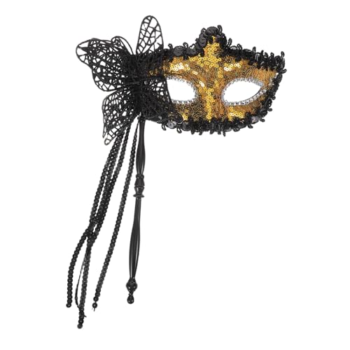 ROMISBABA Cosplay Maske mit Stab Handgehaltene Drachenmaske für Halloween Karneval und Maskenbälle Kostümmaskerade für Frauen und Partys Leicht und Komfortabel ROMISBABA Cosplay Maske mit Stab Handgehaltene Drachenmaske für Halloween Karneval und Maskenbälle Kostümmaskerade für Frauen und Partys Leicht und Komfortabel von ROMISBABA
