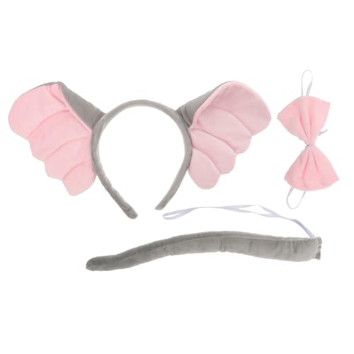 ROMISBABA Elefantenohren Stirnband mit Schleife und Weiches Cosplay Kostüm Zubehör für Halloween Party Niedliches Tiermotiv Haarreif für Damen und Karneval ROMISBABA Elefantenohren Stirnband mit Schleife und Weiches Cosplay Kostüm Zubehör für Halloween Party Niedliches Tiermotiv Haarreif für Damen und Karneval von ROMISBABA