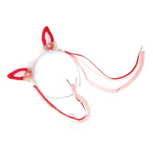 ROMISBABA Flauschiges Hasenohren-stirnband für Erwachsene Weiches Kaninchenhaarreif Kostümzubehör für Ostern Party und Alltag Bequemes Haarband mit Niedlichen Tierohren Vielseitig Einsetzbar von ROMISBABA