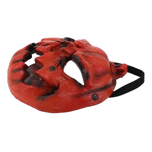 ROMISBABA Gruselige Halloween Kürbismaske aus Langlebigem Pu-schaum mit Einzigartigem Design Verbesserter Sicht und Vielseitigem Kostümzubehör für Erwachsene Partys und Rollenspielen von ROMISBABA