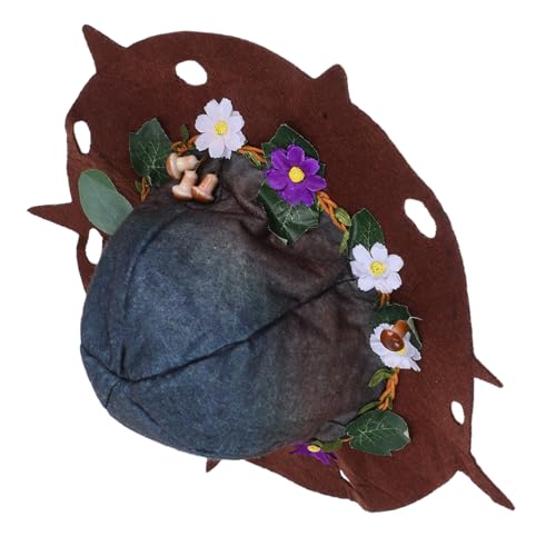 ROMISBABA Halloween Hexenhut Filz Hexenhut für Damen und Vielseitiges Kostümzubehör für Halloween Partys Cosplay Straßenumzüge und Maskerade Verstellbar und Dekorativ ROMISBABA Halloween Hexenhut Filz Hexenhut für Damen und Vielseitiges Kostümzubehör für Halloween Partys Cosplay Straßenumzüge und Maskerade Verstellbar und Dekorativ von ROMISBABA