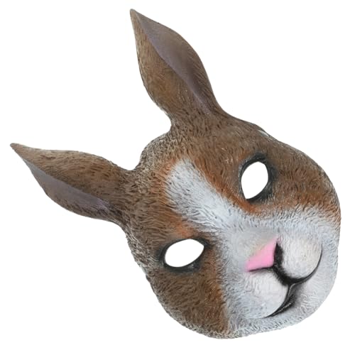 ROMISBABA Halloween Kaninchen Maske Vollgesicht Atmungsaktiv Leichte Pu-maske für Erwachsene Cosplay Party Kostüm Gruselig Lustig Tier Halloweenmasken Erwachsene ROMISBABA Halloween Kaninchen Maske Vollgesicht Atmungsaktiv Leichte Pu-maske für Erwachsene Cosplay Party Kostüm Gruselig Lustig Tier Halloweenmasken Erwachsene von ROMISBABA