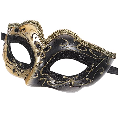 ROMISBABA Halloween Maske Halbmaske Cosplay für Schwarz für Geburtstagsfeiern und Karneval ROMISBABA Halloween Maske Halbmaske Cosplay für Schwarz für Geburtstagsfeiern und Karneval von ROMISBABA