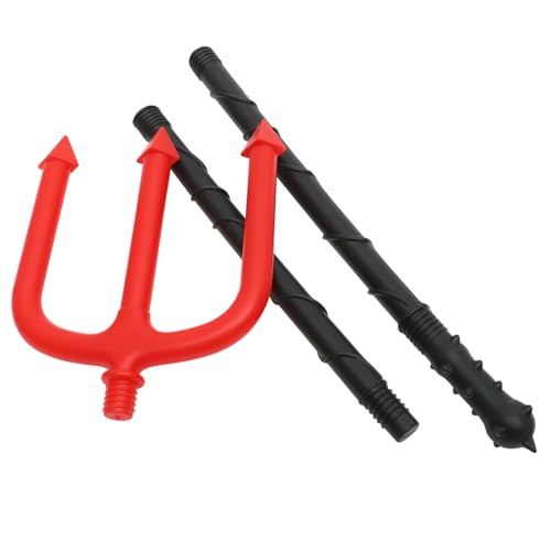 ROMISBABA Halloween Teufelsspeer Cosplay Requisite Roter für Erwachsene und Jugendliche für Party Bühne und Kostümierung ROMISBABA Halloween Teufelsspeer Cosplay Requisite Roter für Erwachsene und Jugendliche für Party Bühne und Kostümierung von ROMISBABA