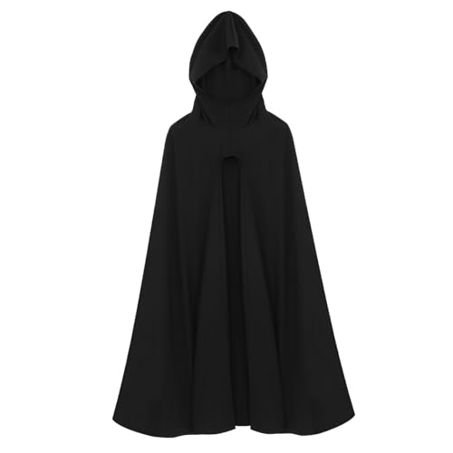 ROMISBABA Halloween-kostümumhang Mantel Vampir -kap Halloween-kostüme Umhang Für Beängstigend Sensenmann Hoch Umhangkostüm Cosplay-kostüm-umhang Schwarz Rauben Ponchos Black Polyester ROMISBABA Halloween-kostümumhang Mantel Vampir -kap Halloween-kostüme Umhang Für Beängstigend Sensenmann Hoch Umhangkostüm Cosplay-kostüm-umhang Schwarz Rauben Ponchos Black Polyester von ROMISBABA