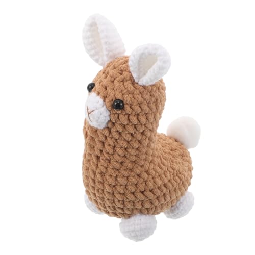 ROMISBABA Handgefertigter Häkel-alpaka-anhänger aus Weicher Wolle Stabiles Design Niedliche Tierfigur für Schlüsselanhänger Rucksack oder Auto Einzigartiges Handgestricktes Häkelornament von ROMISBABA