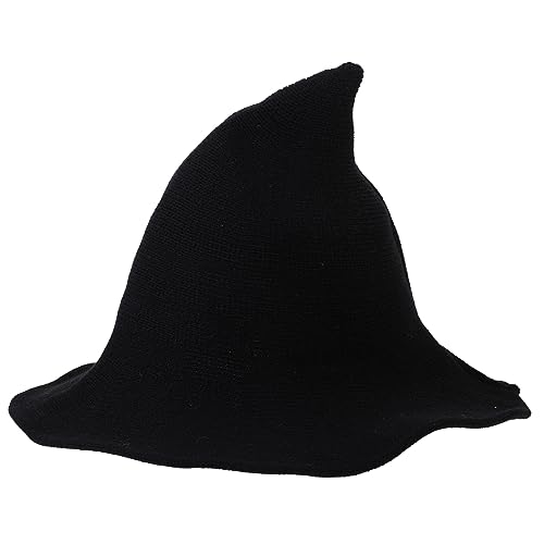 ROMISBABA Hexenhut für Halloween Klassischer Kostümhut Schwarzer Perfektes Accessoire für Karneval Cosplay Partys Leicht Unterhaltsam von ROMISBABA