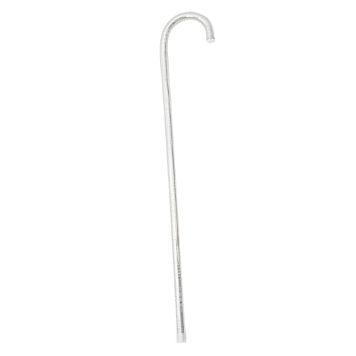 ROMISBABA Jazz Tanzstock Silber Cosplay Gehstock Halloween Party Deko Leicht und Auffällig für Mädchen Bühnenauftritt und Kostüm Zubehör ROMISBABA Jazz Tanzstock Silber Cosplay Gehstock Halloween Party Deko Leicht und Auffällig für Mädchen Bühnenauftritt und Kostüm Zubehör von ROMISBABA