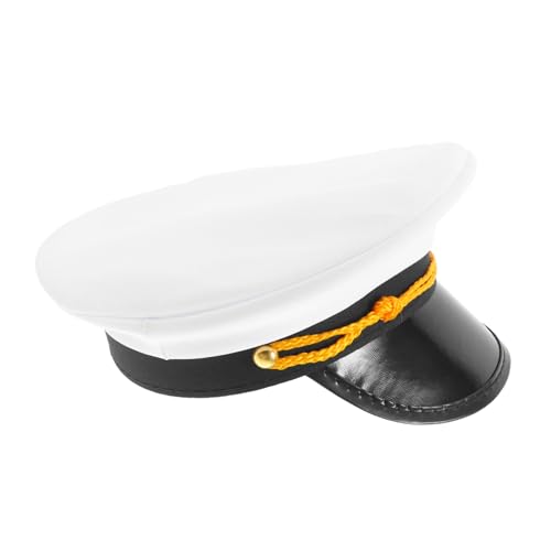 ROMISBABA Kapitänsmütze für Herren Damen Stylische Matrosenmütze mit Komfortabler für Karneval Cosplay Partys Accessoire von ROMISBABA