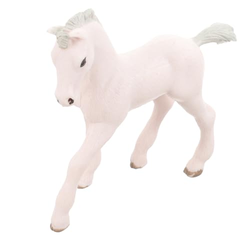 ROMISBABA Kleine Pferdefigur aus Kunststoff Realistische Wildpferd Dekoration für Zuhause und Büro Leichtes Modell für Tierspielzeug Lehrmittel und Partyaccessoire für von ROMISBABA