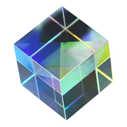 ROMISBABA Kleines Glasprisma Dekoration Hexagonal Optisches Glas Lichtbrechung Fensterschmuck Gartendeko DIY Geschenkidee von ROMISBABA