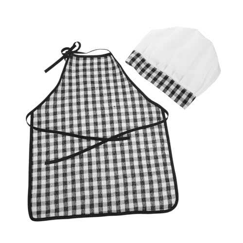 ROMISBABA Kochkostüm mit Latzschürze und Kochmütze Unisex Bäcker Outfit Monate Weiche Hautfreundliche Materialien für Neugeborene Fotoshootings und Rollenspiele ROMISBABA Kochkostüm mit Latzschürze und Kochmütze Unisex Bäcker Outfit Monate Weiche Hautfreundliche Materialien für Neugeborene Fotoshootings und Rollenspiele von ROMISBABA