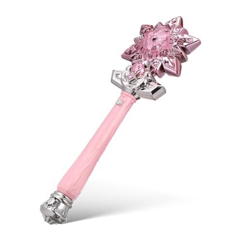 ROMISBABA Leuchtender Schneeflocken Zauberstab für Musikfunktion Glitzernder Prinzessinnen Cosplay Stick Leichtes Tragbares Partyspielzeug für Winter und Geburtstagsfeiern ROMISBABA Leuchtender Schneeflocken Zauberstab für Musikfunktion Glitzernder Prinzessinnen Cosplay Stick Leichtes Tragbares Partyspielzeug für Winter und Geburtstagsfeiern von ROMISBABA
